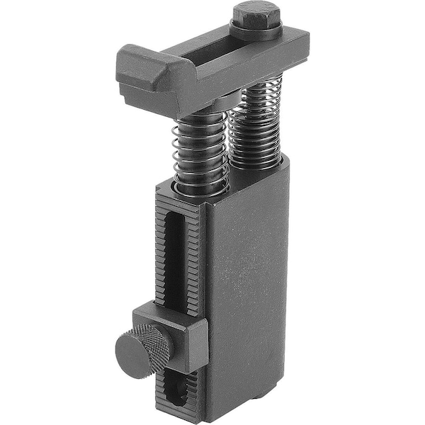 Clamp Strap Goose-Neck Size:3 Carbon Steel, With Adjustment Unit, B=12